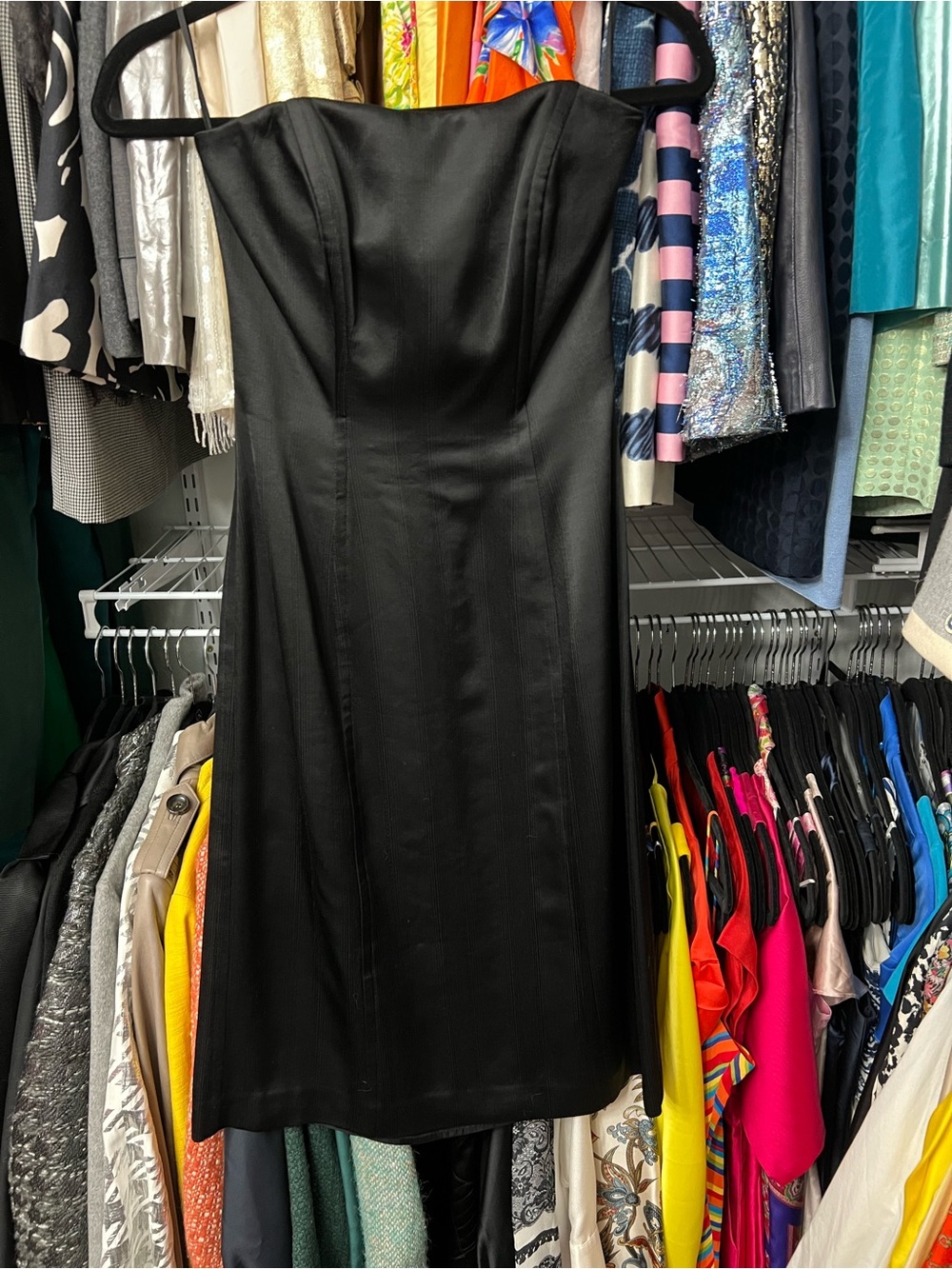 Banana Republic Vintage Strapless Black Cocktail Dress